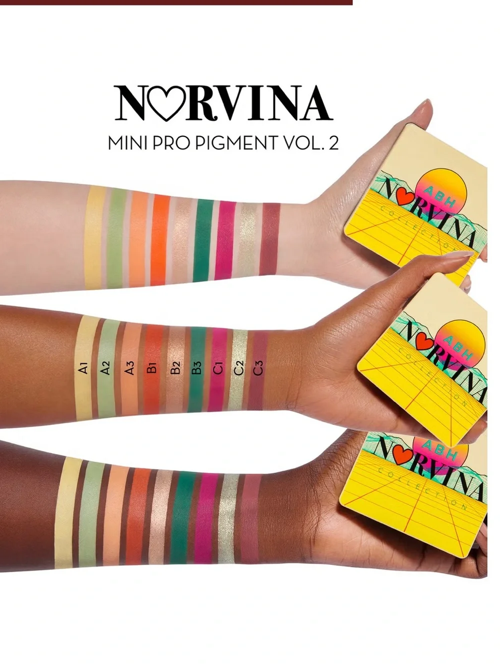 NWB Anastasia Beverly Hills Norvina Collection Eyeshadow Palette Vol 2 Limited